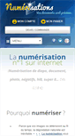 Mobile Screenshot of numerisations.com